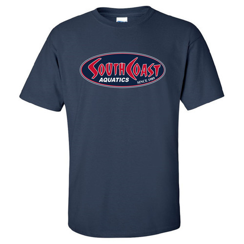 SOUTH COAST AQUATICS UNISEX T-SHIRT - NAVY