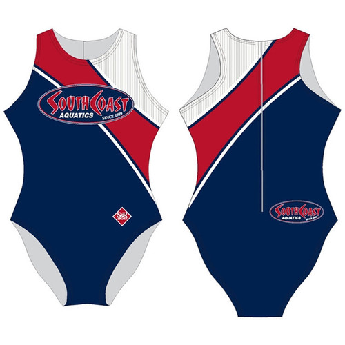 SOUTH COAST AQUATICS FEMALE WP SUIT - CLOSEOUT SOUTH COAST AQUATICS FEMALE WP SUIT - CLOSEOUT