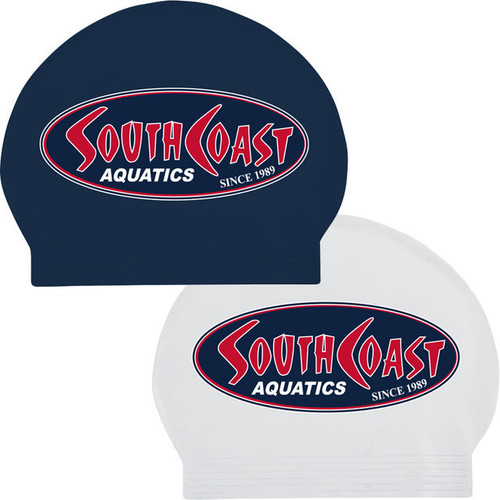 SOUTH COAST AQUATICS LATEX SWIM CAP