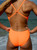 Delfina DELFINA ECLIPSE FEMALE OPENBACK SWIMSUIT, ORANGE BACK Delfina DELFINA ECLIPSE FEMALE OPENBACK SWIMSUIT, ORANGE BACK