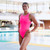  Delfina Bravo Water Polo Suit, Pink 