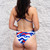 Delfina Female Brazilian Cutout Swimsuit - Americana