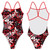 Delfina Female Brazilian Cutout Swimsuit - Red Love