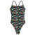 Delfina Female Brazilian Cutout Swimsuit - Splatter Delfina Female Brazilian Cutout Swimsuit - Splatter