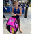  Arena Spiky III Allover Backpack 45L Pink with USA Patch 