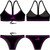 Delfina Bravo Bright Female Bikini Top - full bikini view
