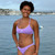 Delfina Bravo Brights Female Bikini Top - Lavender full suit