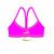 Delfina Bravo Brights Women’s Water Polo Bikini Top - Pink front