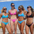  Delfina Pink Bravo Brights Bikini Top 
