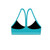 Delfina Bravo Brights Female Water Polo Bikini Top - Teal back