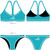 Delfina Bravo Brights Female Bikini Bottom - Teal entire suit