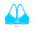 Delfina Bravo Brights Female Bikini Top - Blue front
