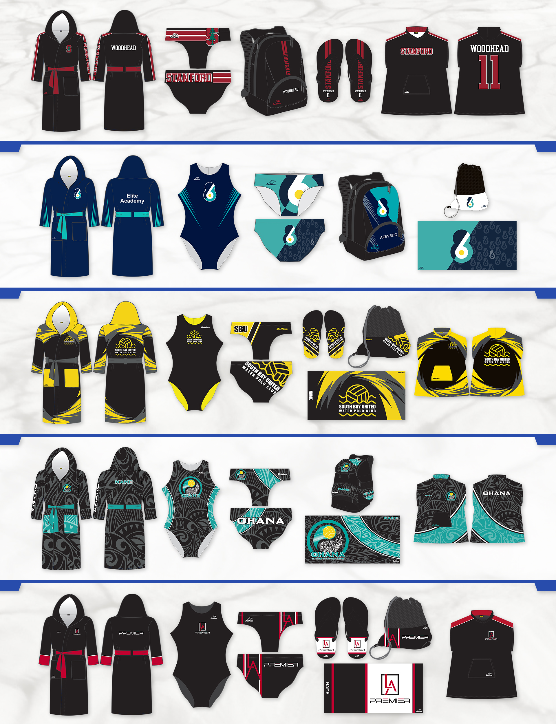 Delfina Custom Team Gear