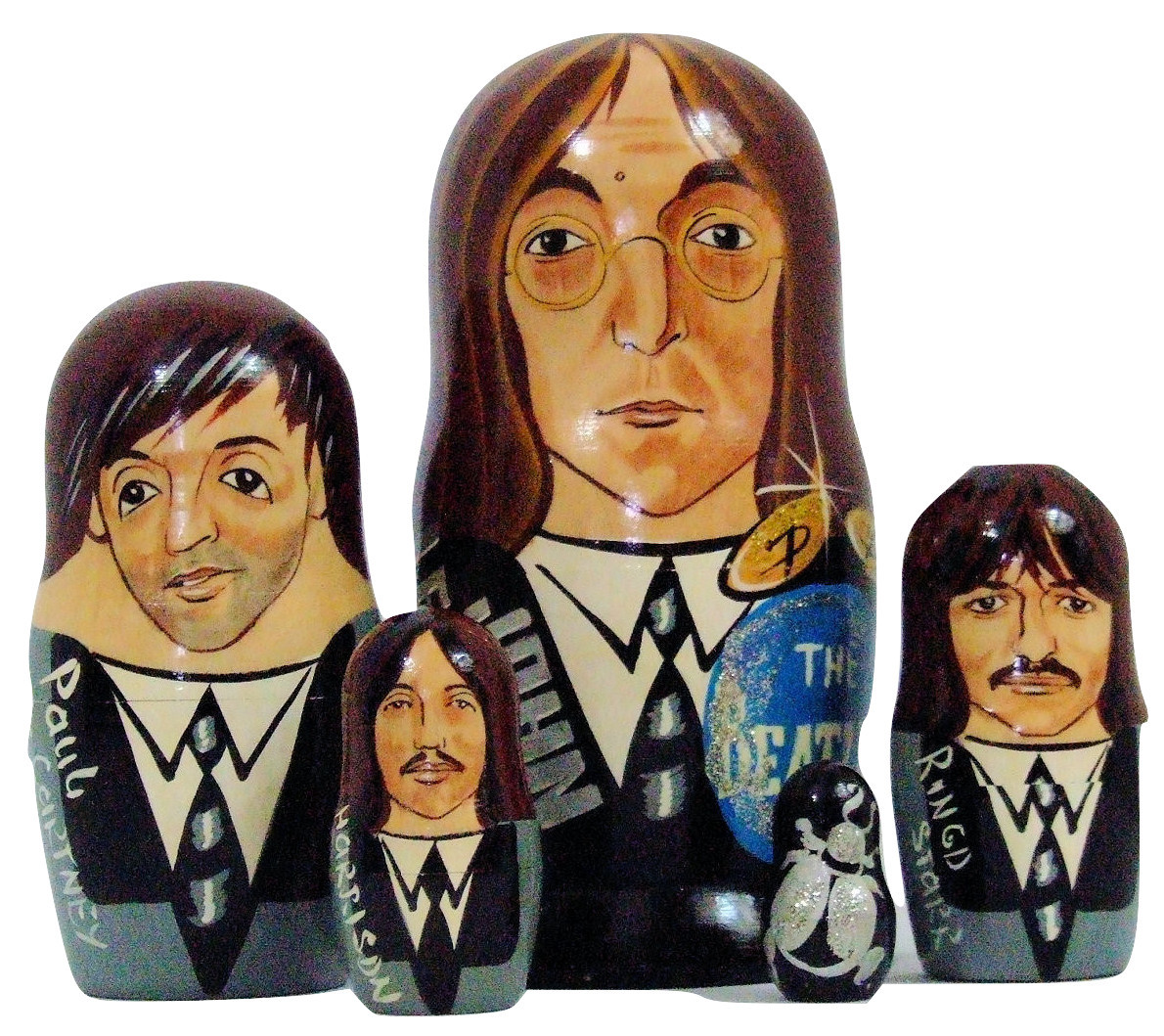 the beatles nesting dolls
