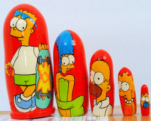 simpsons nesting dolls