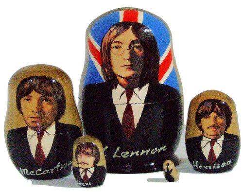 the beatles nesting dolls