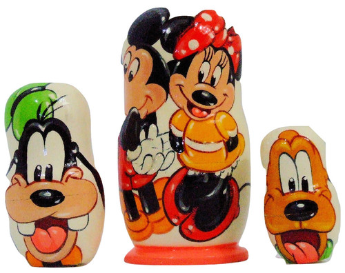 mickey mouse russian dolls