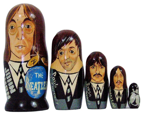 the beatles nesting dolls