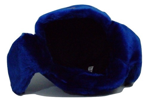 Authentic Russian Blue Ushanka Hat w 