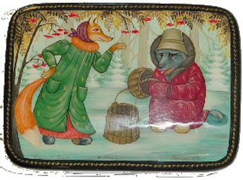 "A Fox and the Wolf" by N. Belov