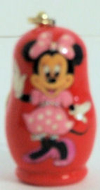 Handpainted Minnie Mouse Keychain
