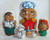 5pcs Handpainted Russian Nesting Doll of Family Guy Large