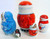 5pcs Russian Nesting Doll of Santa with a Bag of Gifts