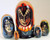 5pcs Russian Nesting Doll of KISS ROCK BAND Large