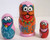 5pcs Hand Painted Russian Nesting Doll of SESAME STREET MEDIUM