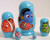 5pcs Hand Painted Russian Nesting Doll of FINDING NEMO MEDIUM