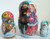 5pcs One of a Kind Russian Nesting Doll "Russian Maslenitsa" by Albina Zolotovskaya