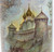Fedoskino Hand Painted One of a Kind Russian Lacquer Box "Old Russian City and Churches" by Tipyakov