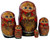 5pcs Hand Painted Russian Nesting Doll of Firebirds 5pcs Hand Painted Russian Nesting Doll of Firebirds