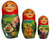 Exclusive 7pcs Russian Nesting Doll "Russian Summer Troika" By L Semenova