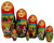 Exclusive 7pcs Russian Nesting Doll "Russian Summer Troika" By L Semenova