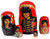 5pcs Handmade Russian Nesting Doll of Michael Jackson ( 7 inches tall)