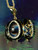 Black Latch-opened Religious Pendant