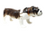Lomonosov Porcelain Animal Figurine of a English Bulldog Dark Brown  Lomonosov Porcelain Animal Figurine of a English Bulldog Dark Brown