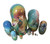 10pcs Hand Painted One of a Kind Russian Nesting Doll  "Magic Forest" by Larisa Chulkova