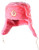 Authentic Russian Ushanka Pink Hat w/ Soviet Army Badge Emblem Size XL (62cm)