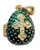 Russian Faberge Silver egg Pendant, Green w/gem cross, gem star, opens to Angel inside Russian Faberge Silver egg Pendant, Green w/gem cross, gem star, opens to Angel inside
