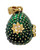 Russian Faberge Silver egg Pendant, Green w/gem cross, gem star, opens to Angel inside Russian Faberge Silver egg Pendant, Green w/gem cross, gem star, opens to Angel inside