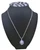 Russian Faberge Inspired Easter Enamel Egg Blue Color Pendant w/ Silver Chain