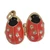 Russian Faberge Inspired with Lady Bug, opens up to a glazed lady bug