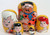5pcs Hand Painted Russian Nesting Doll of the Flintstones Large