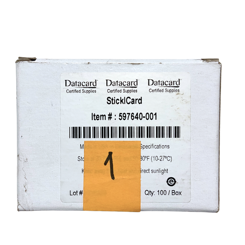 Tarjeta Adhesiva StickiCard™ (Adhesive Back Card) – 597640-001