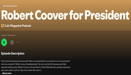 Cult Magazine Special on OPEN HOUSE author Robert Coover
