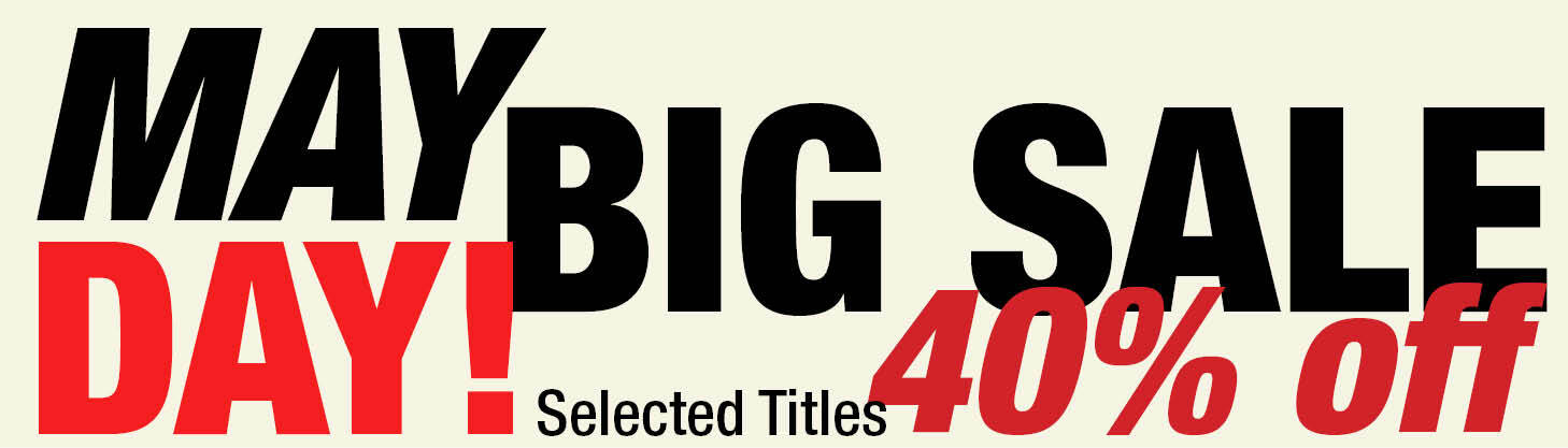 May DaY Big Sale 40% off selected titles