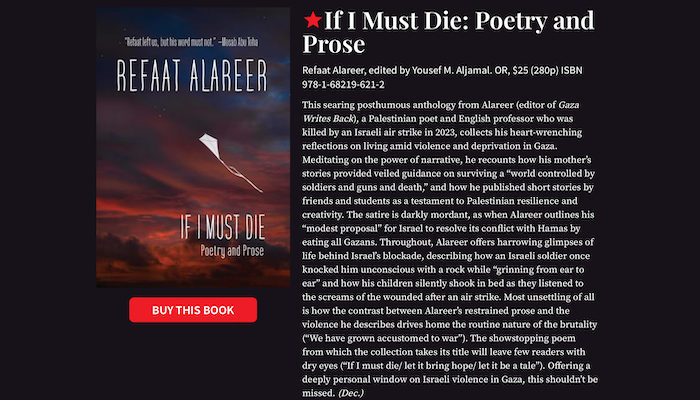 Review of IF I MUST DIE - OR Books