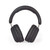 Black over-ear wireless headphones, front view